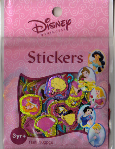 Pack of 100 Princess Stickers